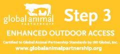 Step 1 systems must provide hens a cage free environment with space and resources to express natural behavior.