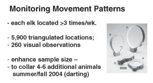 First is the development of a new technique for surveying and monitoring the size of the elk herd throughout their Michigan range.