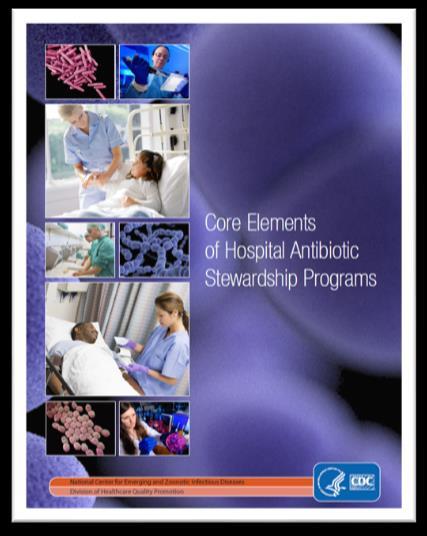 Core Elements of Hospital Antibiotic Stewardship