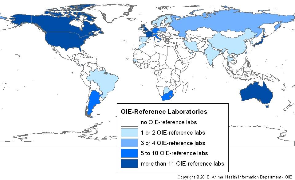 The OIE s scientific network 2/4 Reference Laboratories 2/2