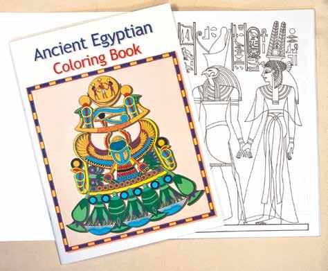 Ancient Egyptian Coloring Book 8 x 11,