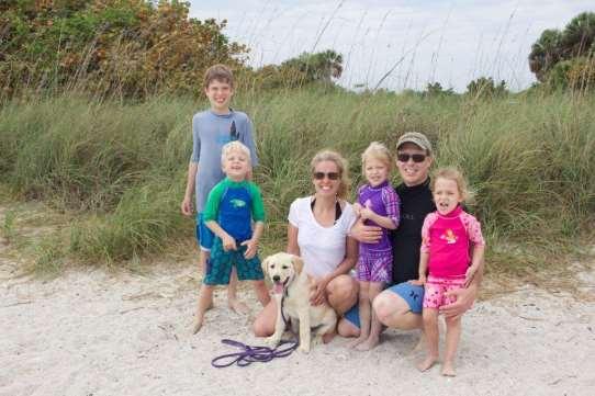 Dublin, a yellow male lab, is being raised by Stacey Hansen and family. Stacey shared the following about Dublin.