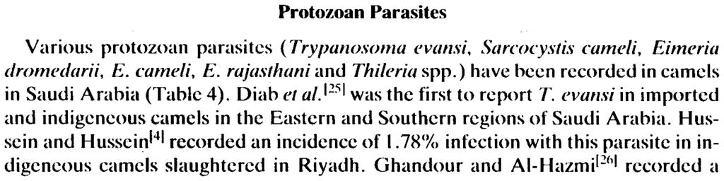 TAill1 78 A.A. Banaja& A.M. Ghandour PI "11 I FIG. 1. Nodule of O. fasciata. 3. Ilydatidosis in camels in Saudi Arabia.!O.X'X. in Somalial:!ll, 19.4'X, in Egyptl:!:!I, 45.4'X. in Sudanl:!'1 and (XO.