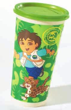 a Go, Diego, Go! Lunch Set* Kids will go for this playful meal set. Includes Sandwich Keeper and 16-oz./500 ml Tumbler in Vanilla with Jungle Green Seal. 1382 $20.00 b New!