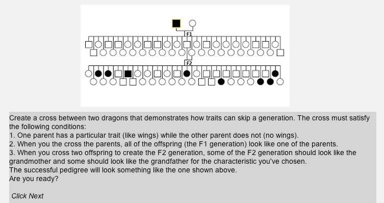 4.5 An Inheritance Puzzle This section returns to the original focus question: How can a trait skip a generation?