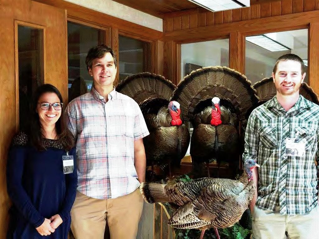 Volume 37, No. 3 Page 7 Nicole, Tom R. and Tom P. hanging with a couple of turkeys at the beautiful National Wild Turkey Federation facility! Photo courtesy of Jess McGuire The Donna J.