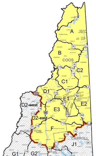 Several of the 2011 lynx occurrences were within the 25,000- acre Connecticut Lakes Natural Area (CLNA) in northernmost Coos County.