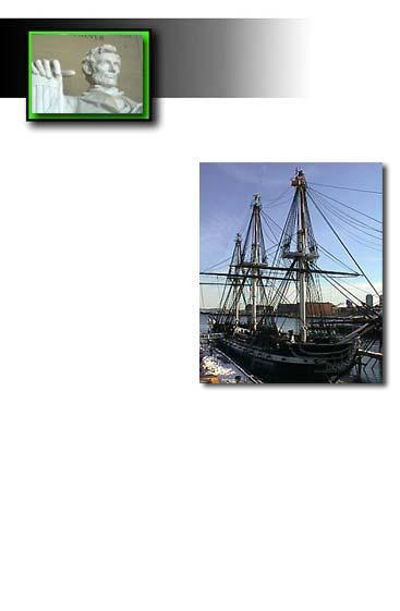 Landmarks USS Constitution Historical landmarks include The Old Sturbridge Village, the Minute Man National Historical Park and the Plimouth Plantation in Plymouth.