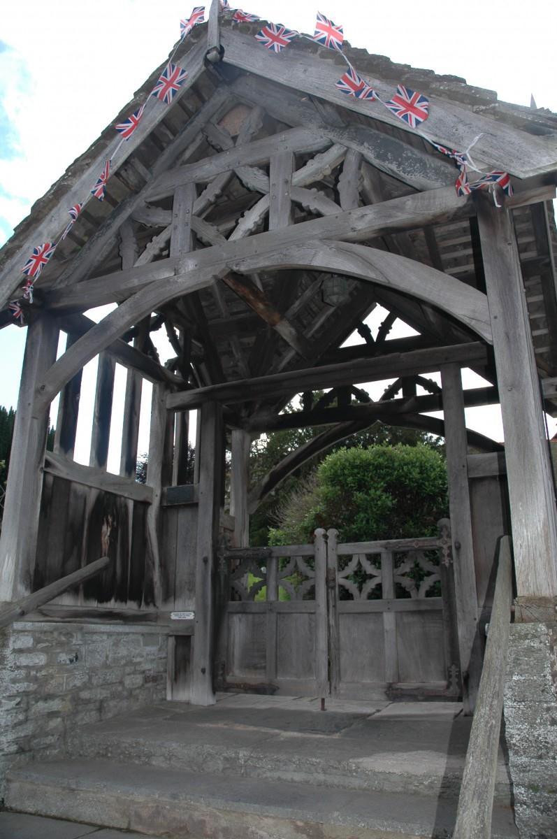 The lych gate at