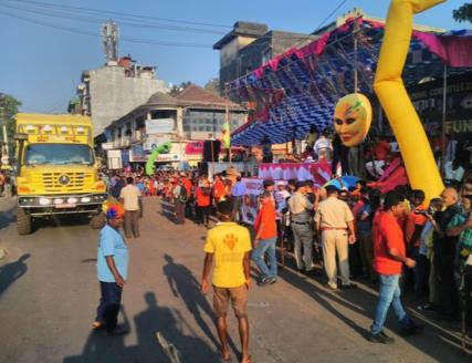 Goa Carnival Parade 27 th February 2017 Four NGOs in Goa joined hands to
