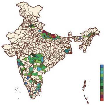 Japanese encephalitis, India (2001-05) 05) Outbreaks reported from 25 states Cumulative human cases, JE endemic districts, 2001-05 (<11 to >1650 cases) Average CFR: 20% - 40% High mortality in