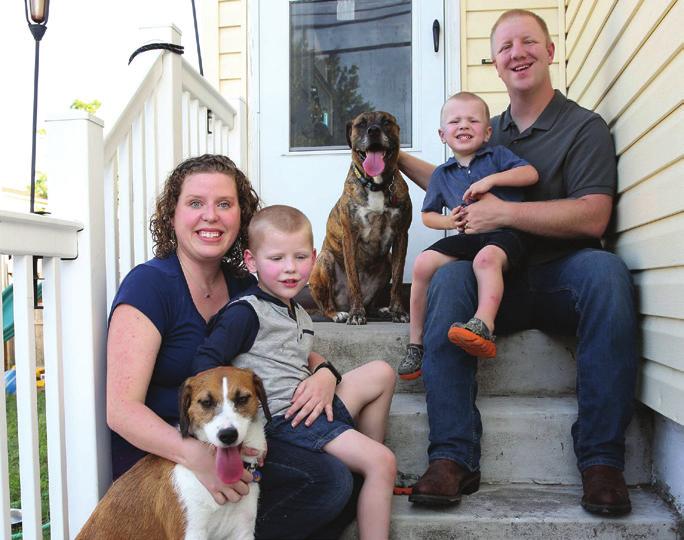 The fox terrier-foxhound mix trotted out the doors of a Staten Island PetSmart store on a Saturday in August with her new family, the McKenzies.