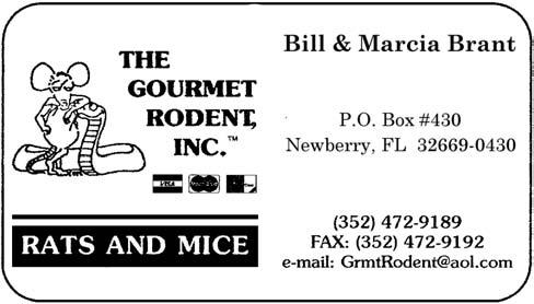 I have been raising rodents for over 30 years and can supply you with the highest quality mice available in the U.S.