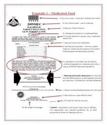 Medicated Feed Label Recordkeeping Record use of medicated feeds Keep complete records of feed formulation Swine, sheep, goats, poultry Keep records 1 year Beef and dairy Keep records 2 years