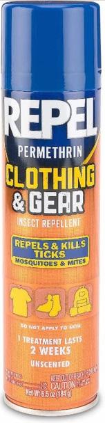 For more information on the safety and regulation of permethrin for treating clothing, see https://www.epa.gov/ insect-repellents/repellent-treated-clothing.