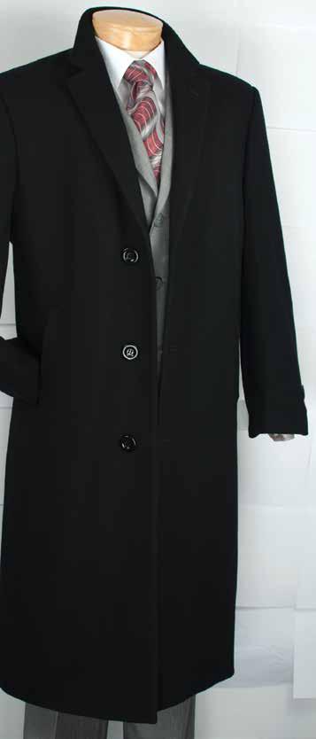 full length coat, solid color