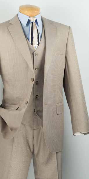 buttons, 3 pcs suit with vest,