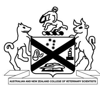2017 AUSTRALIAN AND NEW ZEALAND COLLEGE OF VETERINARY SCIENTISTS MEMBERSHIP GUIDELINES Veterinary Pathology (includes Anatomical and Clinical Pathology) ELIGIBILITY REQUIREMENTS OF CANDIDATE The
