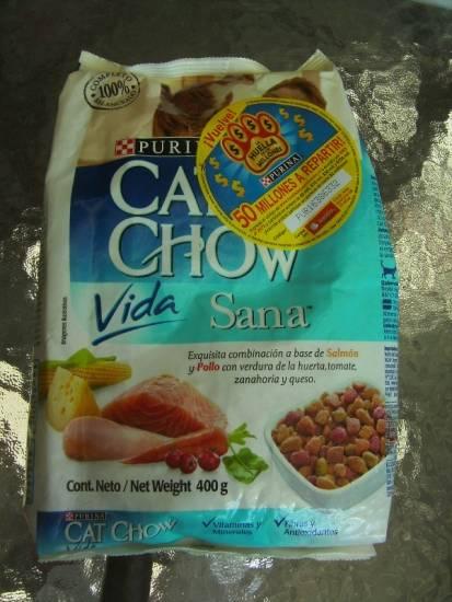 pricing to domestic products Cat Chow Vida Sana, Chile Ø Dry cat food Ø Claims to contain
