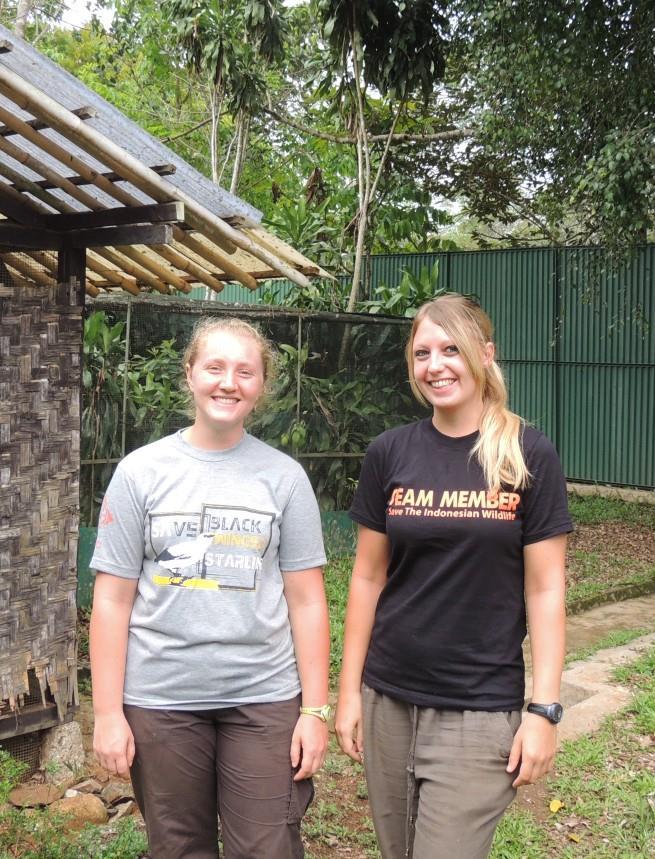 CAPTIVEBREEDING On the 1st of October, 2 interns from Chester Zoo arrived in CCBC to help the team for 6 months.