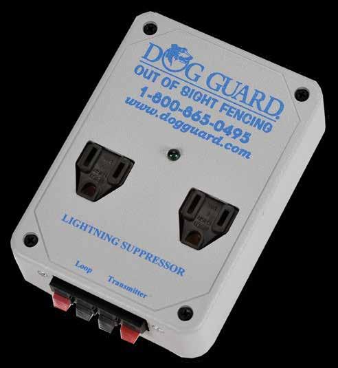 SURGE PROTECTOR 7 In order to obtain a lifetime warranty for storm surges or lightning damage, your system must be installed with a Dog Guard Surge Protector (DGSP).