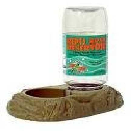 Repti Reservoir 05 - Accessories 02 - Bowls & Dishes A deluxe reptile water dish with a 22 ounce water reserve.