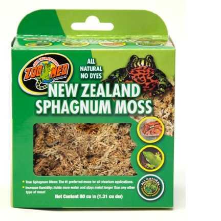 08 - Substrates 02 - Moss New Zealand Sphagnum Moss 's New Zealand Sphagnum Moss is preferred over any other type of moss for terrarium use due to its unique softness and amazing