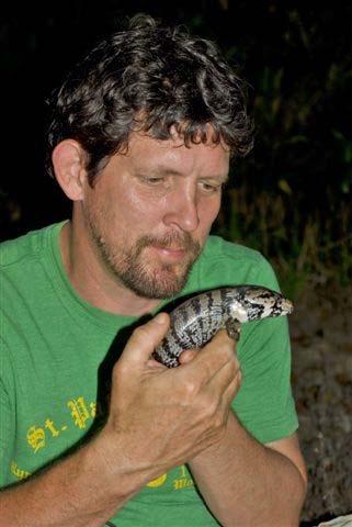 His current research projects include climate warming responses in animals with environmental sex determination, communal nesting in reptiles and amphibians, impacts of invasive cane toads on native