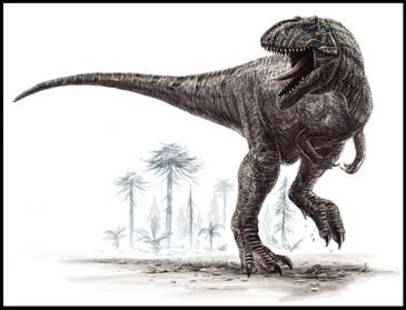 There were several types of dinosaurs: Theropods -