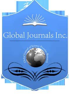 Global Journal of Science Frontier Research Bio-Tech & Genetics Volume 12 Issue 5 Version 1.0 Year Type: Double Blind Peer Reviewed International Research Journal Publisher: Global Journals Inc.