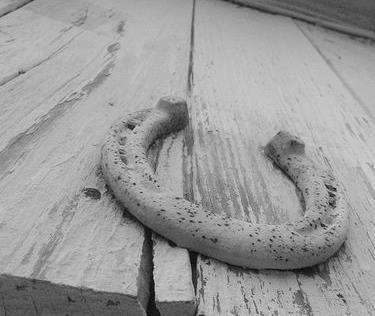 Le fer à cheval = the horse shoe Horse shoe: Hanging a horse shoe outside your door can bring you luck in France, if you do it the French way
