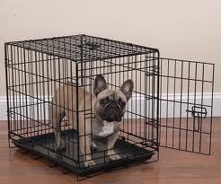 What is a Dog Crate? A dog crate is a full enclosure with a top, four sides and a door. Crates are available in a variety of sizes and shapes to accommodate any puppy.