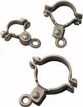 SWINGSET ACCESSORIES a. b. Stamped Galvanized Steel Pipe Swing Hangers a. Cat. No. SH117 2-3/8" O.D. $13.05 ea. b. Cat. No. SH127 3-1/2" O.