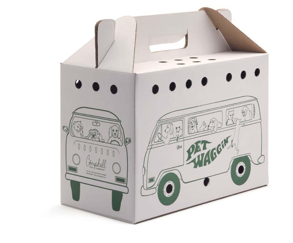 Have clients with cats? Send them home with the best cardboard cat carrier! Pet Waggins Guaranteed, Pet Waggins are the best cardboard cat carriers made in the U.S.A.
