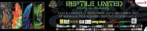 The largest expo was at Mangga Dua Mall called Reptiles United: Unity in Diversity, which took place from 25 November to 6 December 2015.