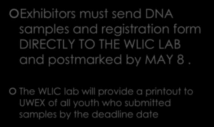 registration form DIRECTLY TO THE WLIC