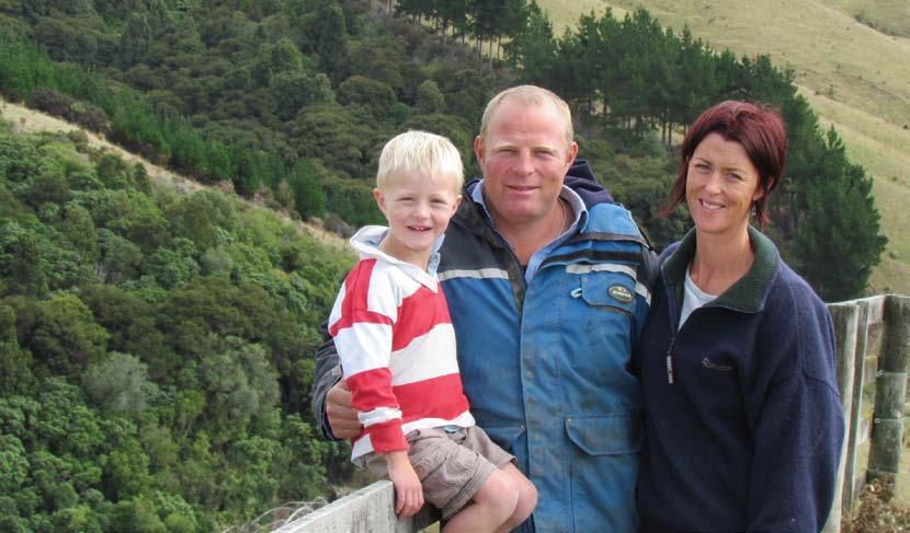 LIVESTOCK ONFARM Living the dream George and Lucy Williams with their son Harvey, 4. Wairarapa farmers George and Lucy Williams are used to setting goals and achieving them.