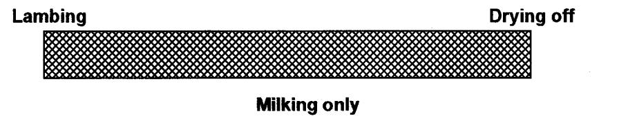 Milk recorded yield: only the milk yield during exclusive milking can be a part of milk recording on farms.
