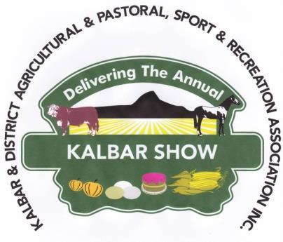 Kalbar Show Society 2018 CAGED BIRD SCHEDULE 7 Kalbar & District Agricultural & Pastoral, Sport & Recreation Association