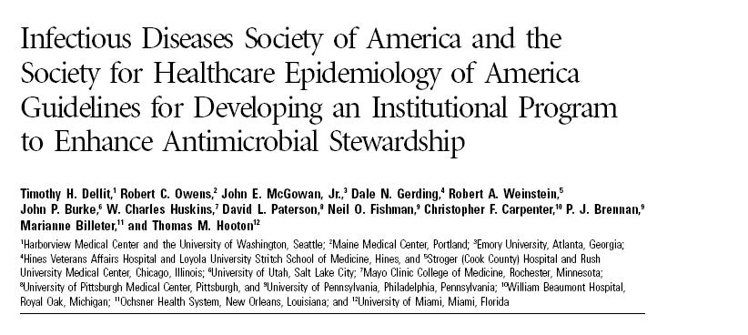 Antimicrobial Stewardship Goals Prevent or slow the emergence of antimicrobial resistance Optimize selection, dose and duration of Rx Reduce adverse drug events including secondary infection (e.g. C.