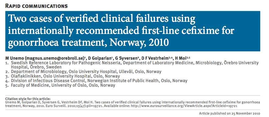 Nine clinical failures in