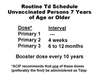 If the fourth dose of DTaP, DTP, or DT is administered before the fourth birthday, a booster dose is recommended at 4 6 years of age.