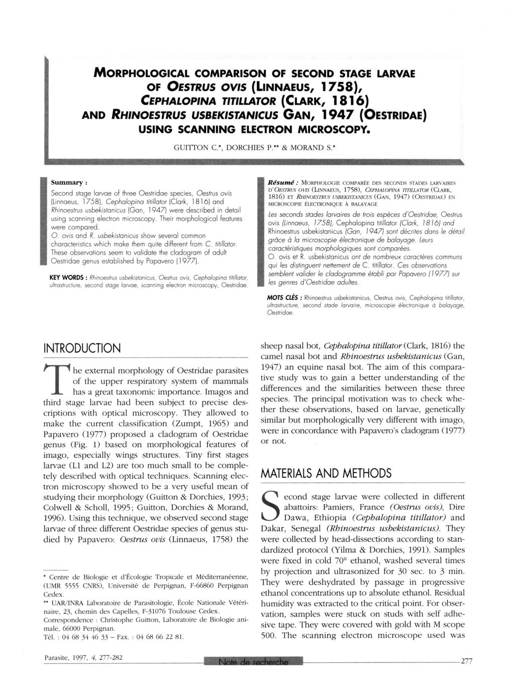 Article available at http://www.parasite-journal.org or http://dx.doi.org/10.