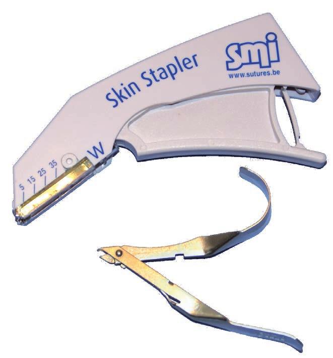 SPECIALITY PRODUCTS Skin Stapler & Remover INDICATIONS: SMI Skin Stapler can be used for a variety of skin closures.