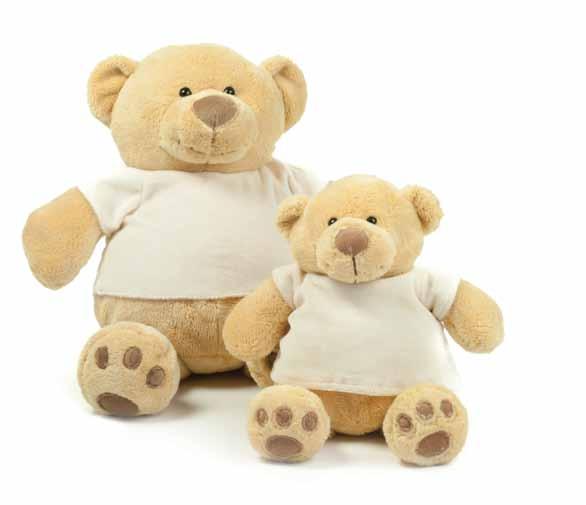 Honey 21 These cuddly honey bears have wonderfully soft bodies and come already dressed in their own velour t-shirts and they are bound to