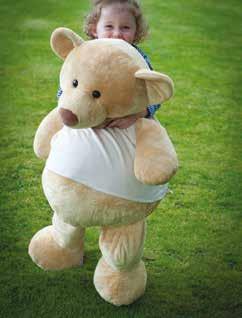 embroidery Removable inner stuffing Complies with EN71 European Toy Safety regulations, Not suitable for children under the age of 36 months Matching nose and feet detail