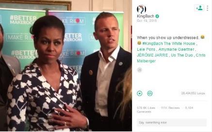 The 108 Vines produced by the White House have been viewed 125 million times, three times that of the 280 Vines on the Elysée channel of the French Presidency.