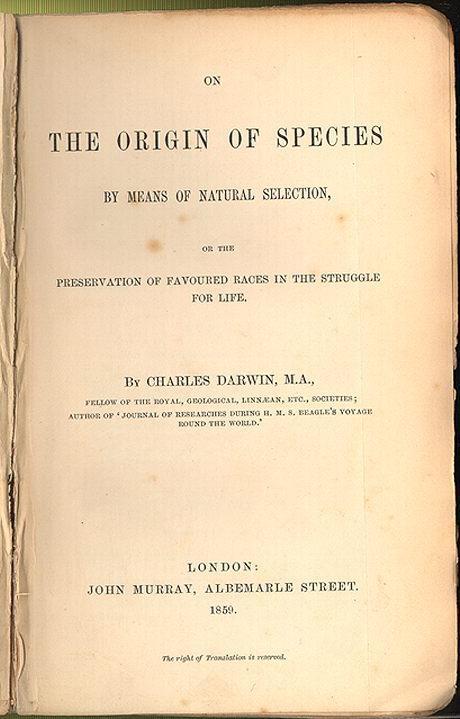In 1858, Charles Darwin published his ideas in On the Origin of