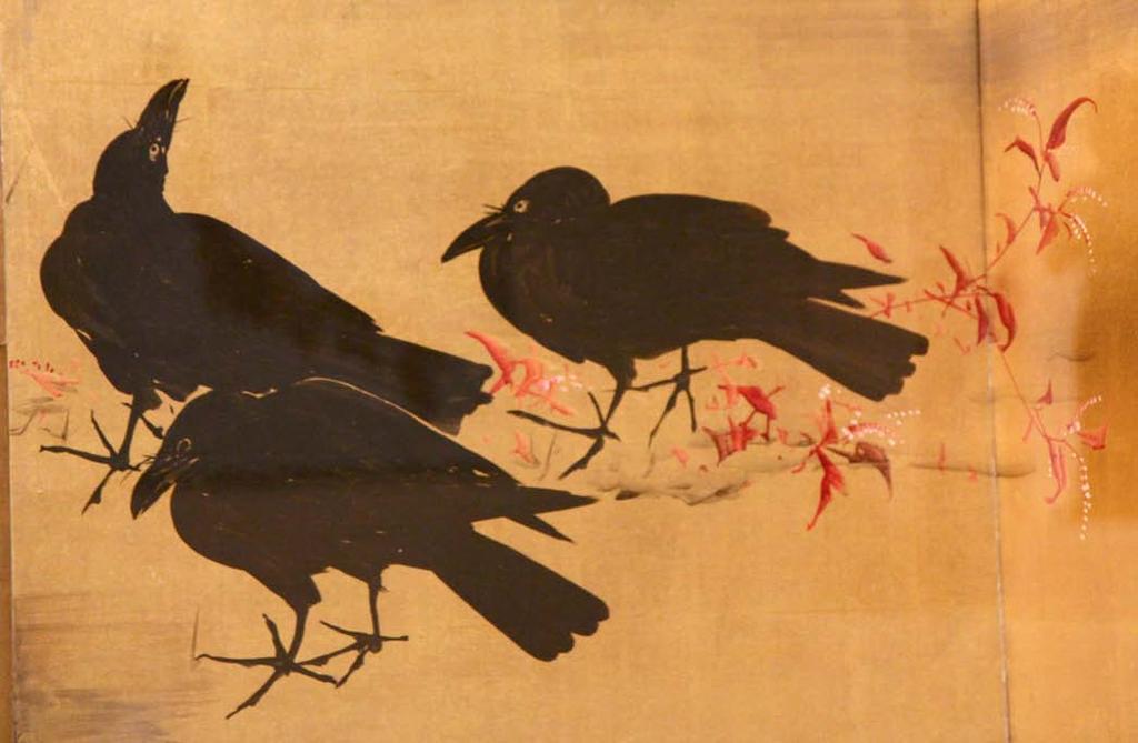 Crows in Autumn, Kishi Chikudō, Japanese 1826-1897 Now it is your turn.
