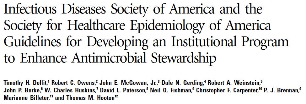 Antimicrobial Stewardship Antimicrobial Stewardship Programs recommended for hospitals most antibiotic use occurs